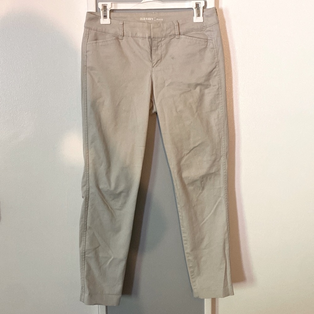 Tan Chinos Cropped
